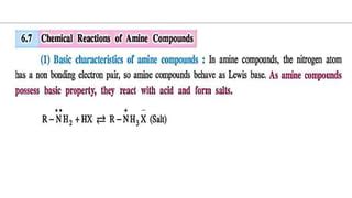 Organic compounds containing nitrogen | PPT