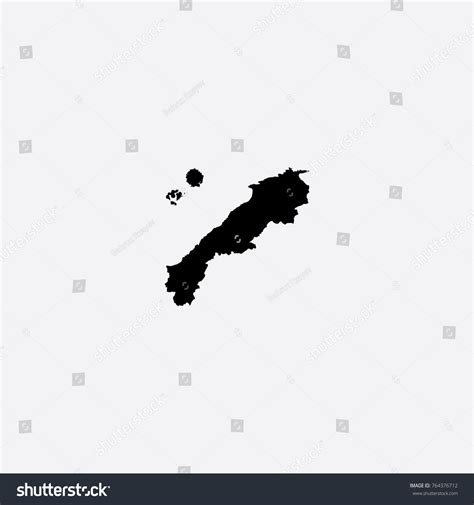 Map Shimane Prefecture Japan Vector Illustration Stock Vector (Royalty Free) 764376712 ...