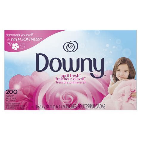 Downy Dryer Sheets, April Fresh Scent, 200 Count - Walmart.com ...