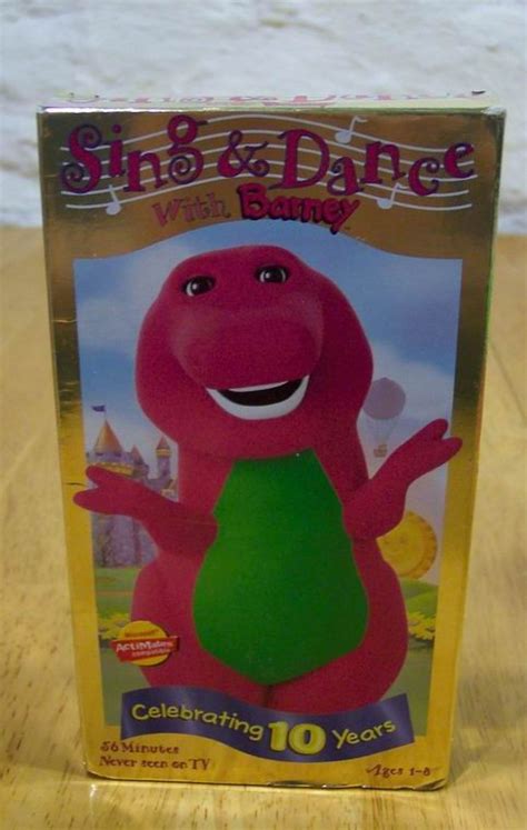 BARNEY Sing and Dance With Barney VHS VIDEO | eBay