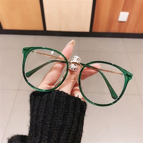 Frame Material: Plastic Titanium Green Glasses Frames, Clear Glasses ...