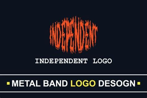 Metal Band Logo Design Graphic by d_graphic_pro · Creative Fabrica