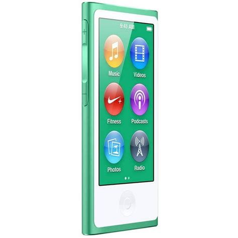 Apple iPod Nano 7th Generation 16GB Green MD478LL/A - Walmart.com ...