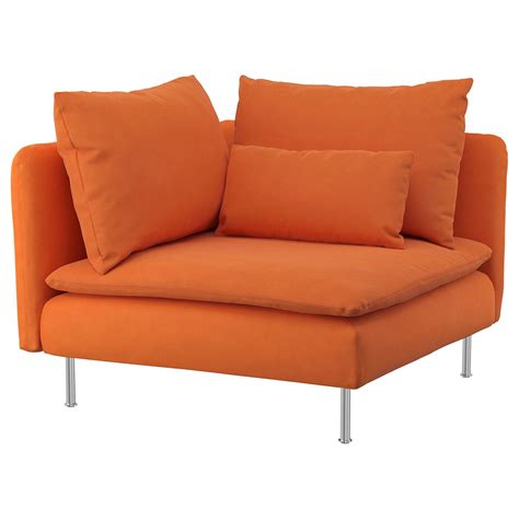 SÖDERHAMN Hörnsektion, Samsta orange - IKEA | Ikea, Modular sofa, Seat ...