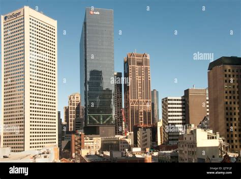 Melbourne CBD skyline from the city's NW corner, August 2022 Stock ...