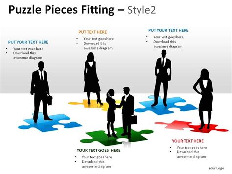 Puzzle Pieces Fitting Style 2 Powerpoint Presentation Slides | Template ...