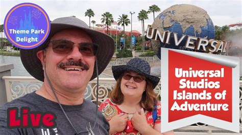Live: Universal Studios Orlando | Islands of Adventure - YouTube