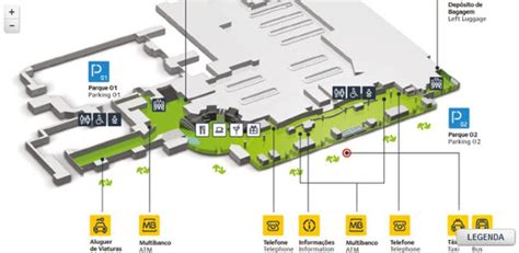 Mapa Do Aeroporto De Lisboa Terminal 1 | Mapa