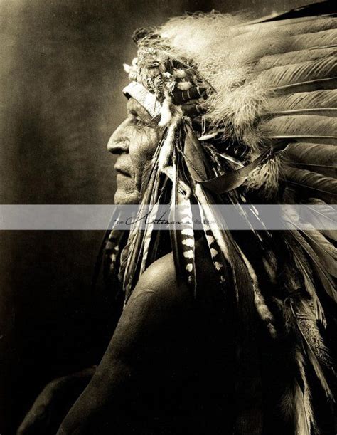 Vintage Native American Indian Goes Ahead Crow Tribesman - Etsy ...