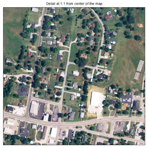 Aerial Photography Map of Whitesville, KY Kentucky