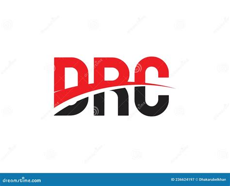 DRC Letter Initial Logo Design Vector Illustration | CartoonDealer.com #236624197