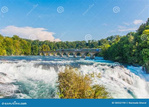 Rhine Waterfall Switzerland Stock Photo - Image of rhine, cascade: 58432190