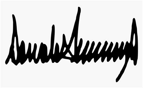 Donald Trump Signature Png - Donald Trump Signature, Transparent Png , Transparent Png Image ...