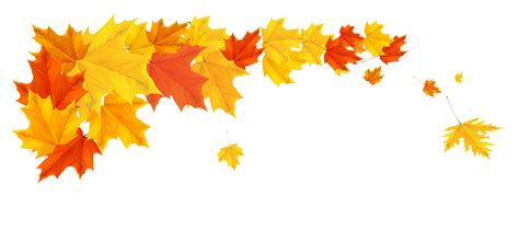 Orange Fall Leafs PNG Clipart Picture | Gallery Yopriceville - High-Quality Free Images and ...