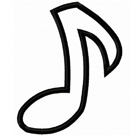 Stencil Musical Notes Printable - ClipArt Best