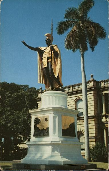 Kamehameha Statue Honolulu, HI Postcard