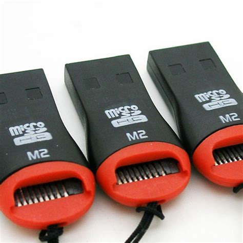 3 x USB 2.0 Micro SD Card Adapter Reader Writer SDHC MMC Micro Sd 2528c ...