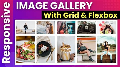 CSS Grid Image Gallery Tutorial | HTML & CSS3 - YouTube