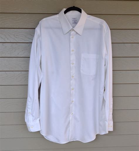 Pronto Uomo Mens Cotton Non Iron Slim Fit White Dress Shirt Size 17.5 36/37 Tall | eBay