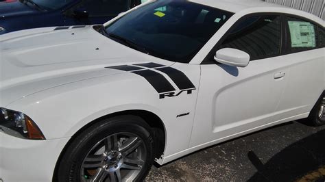 Dodge Charger Fender Racing Hash Stripes DOUBLE BAR 2011-2018