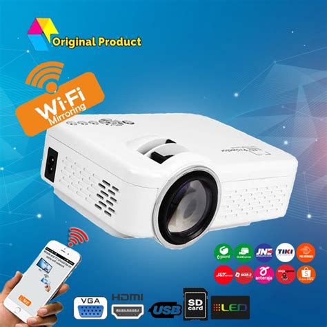 Jual Proyektor Mini Wifi Original / Proyektor Wifi Original / Proyektor ...