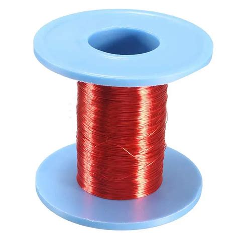 1pc High Quality Magnet Wire 100m*0.2mm QA Enameled Copper Wire Magnetic Coil Winding Red Repair ...