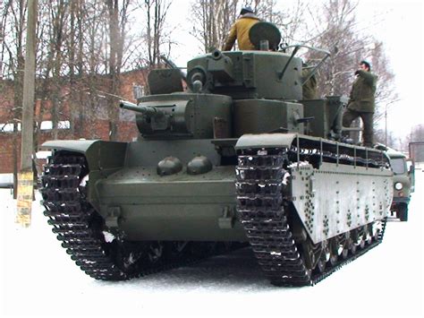 The world’s only five-turret Soviet tank T-35A · Russia Travel Blog