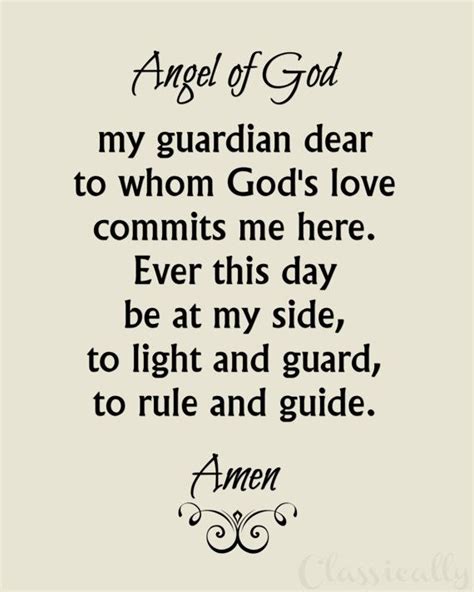 Guardian Angel Prayer Printable - terrebook