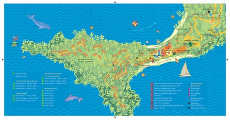 Costa Rica Resort Map | Four Seasons Costa Rica Peninsula Papagayo