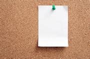Free Image of Blank Notice Papers Pinned on Cork Board | Freebie.Photography