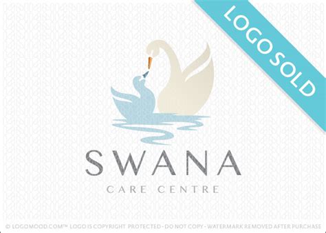 Swan Caring | Buy Premade Readymade Logos for Sale