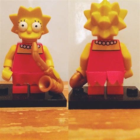 #TheSimpsons #LEGO Minifigure: Lisa Simpsons | Mini figures, The simpsons, Lisa simpson