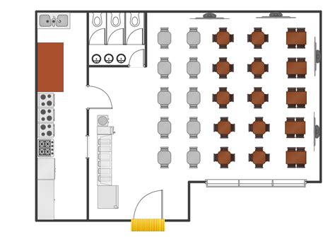 Cafeteria Floor Plan Design - floorplans.click