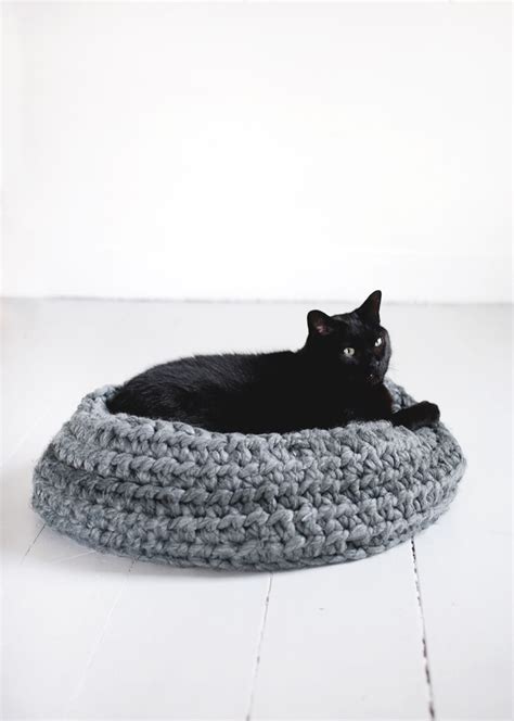 Diy crochet cat bed – Artofit