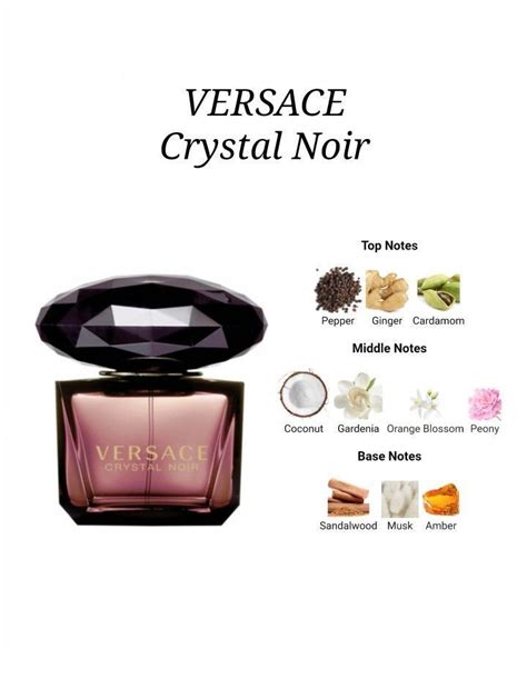 Versace Crystal Noir Perfume - 3.0 oz Eau de Toilette Spray