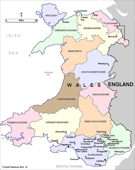 JCR-UK: Wales Jewish Communities and Congregations, listed by County