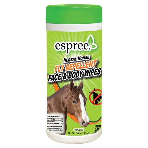 Espree® Herbal Horse Fly Repellent Face & Body Wipes in Fly Spray at Schneider Saddlery