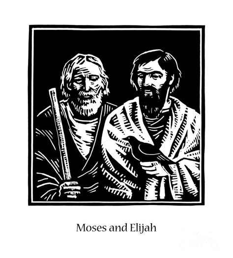 Moses and Elijah - JLMOE Painting by Julie Lonneman | Fine Art America