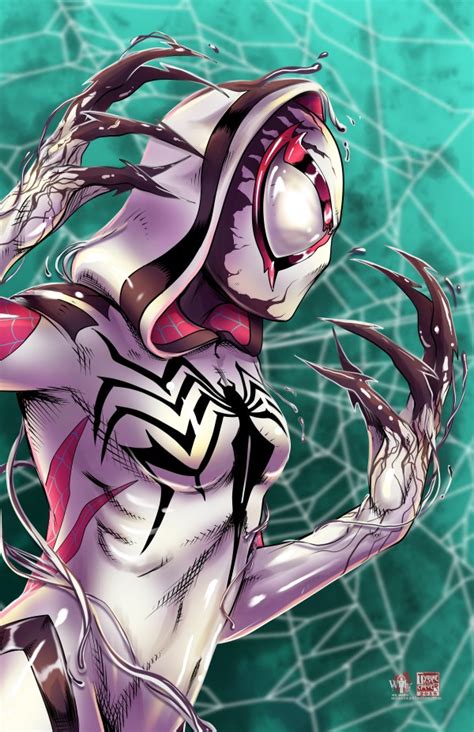 Gwen/Venom | Marvel comics wallpaper, Venom comics, Marvel comics art