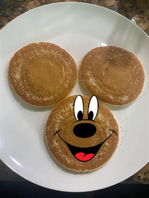 Mickey Mouse Pancake by The876Dude on DeviantArt