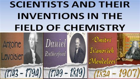 Scientists and Their Invention in the filed of Chemistry. - YouTube