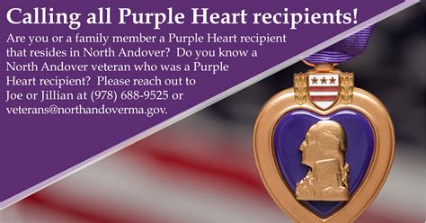 Calling all Purple Heart recipients! – North Andover News