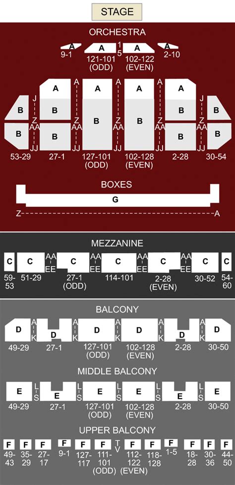 Fabulous Fox Theatre, St Louis, MO - Seating Chart & Stage - St Louis ...