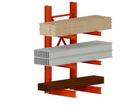 Medium Duty Single Sided Cantilever Rack Upright - Cantilever Racks