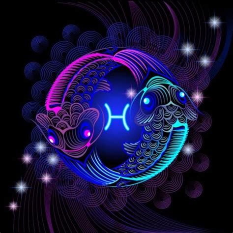 Pisces neon sign vector material - Vector Animal, Vector Cartoon free ...