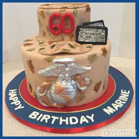 Marine birthday cake Marine, Birthday Cake, Treats, Cakes, Desserts ...