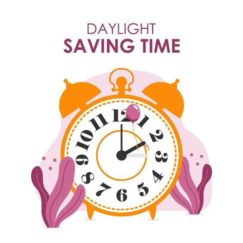 daylight saving time poster template vector flat design 29857123 Vector ...