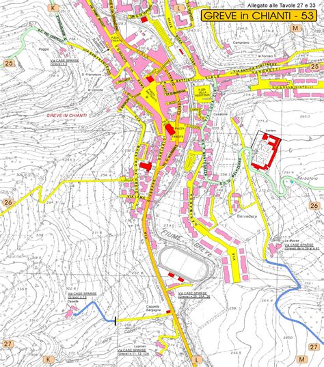 Map of Greve in Chianti