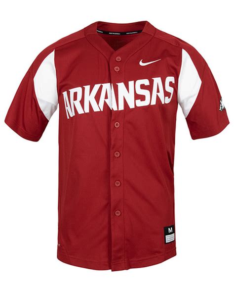 Arkansas Razorbacks Nike Replica Baseball Jersey - Arkansas Razorbacks Store - Shop University ...