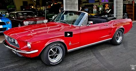 CANDY APPLE RED 1967 MUSTANG CONVERTIBLE 289 4BBL | Mustang convertible, 1967 mustang ...